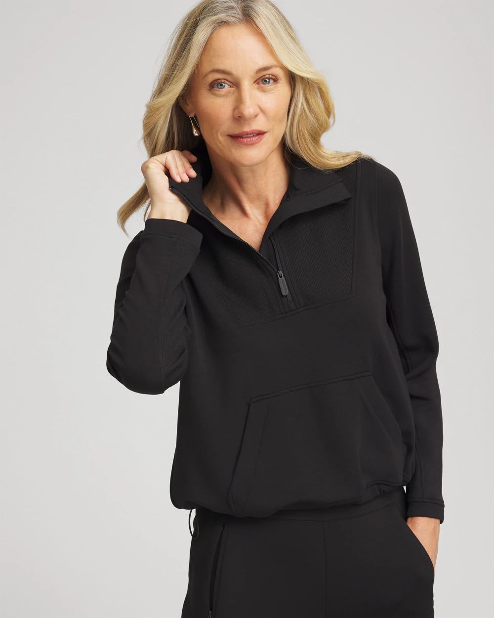Zenergy® Scuba Ribbed Sweatshirt | Chico's
